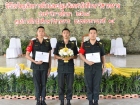 พิธีไหว้ครูเปิดการฝึกและปฐมนิเทศนักศึกษาวิชาทหาร ประจำปีการศ ... Image 70